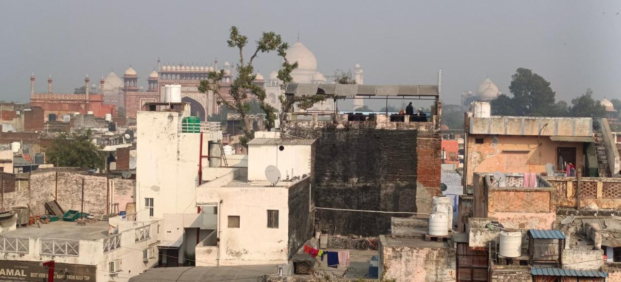 Hotel India Inn Walking Distance From Taj Mahal-- Rooftop Taj Mahal View Agra  Exterior foto