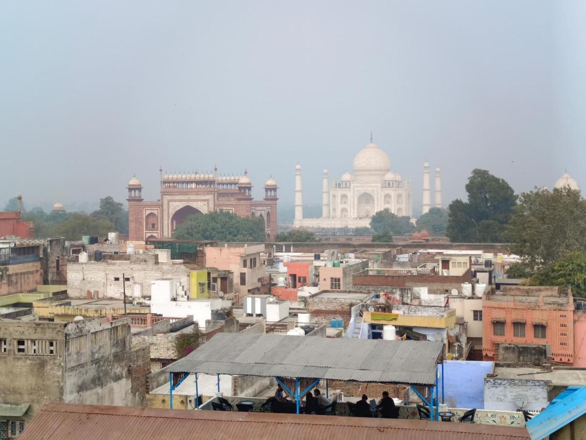 Hotel India Inn Walking Distance From Taj Mahal-- Rooftop Taj Mahal View Agra  Exterior foto