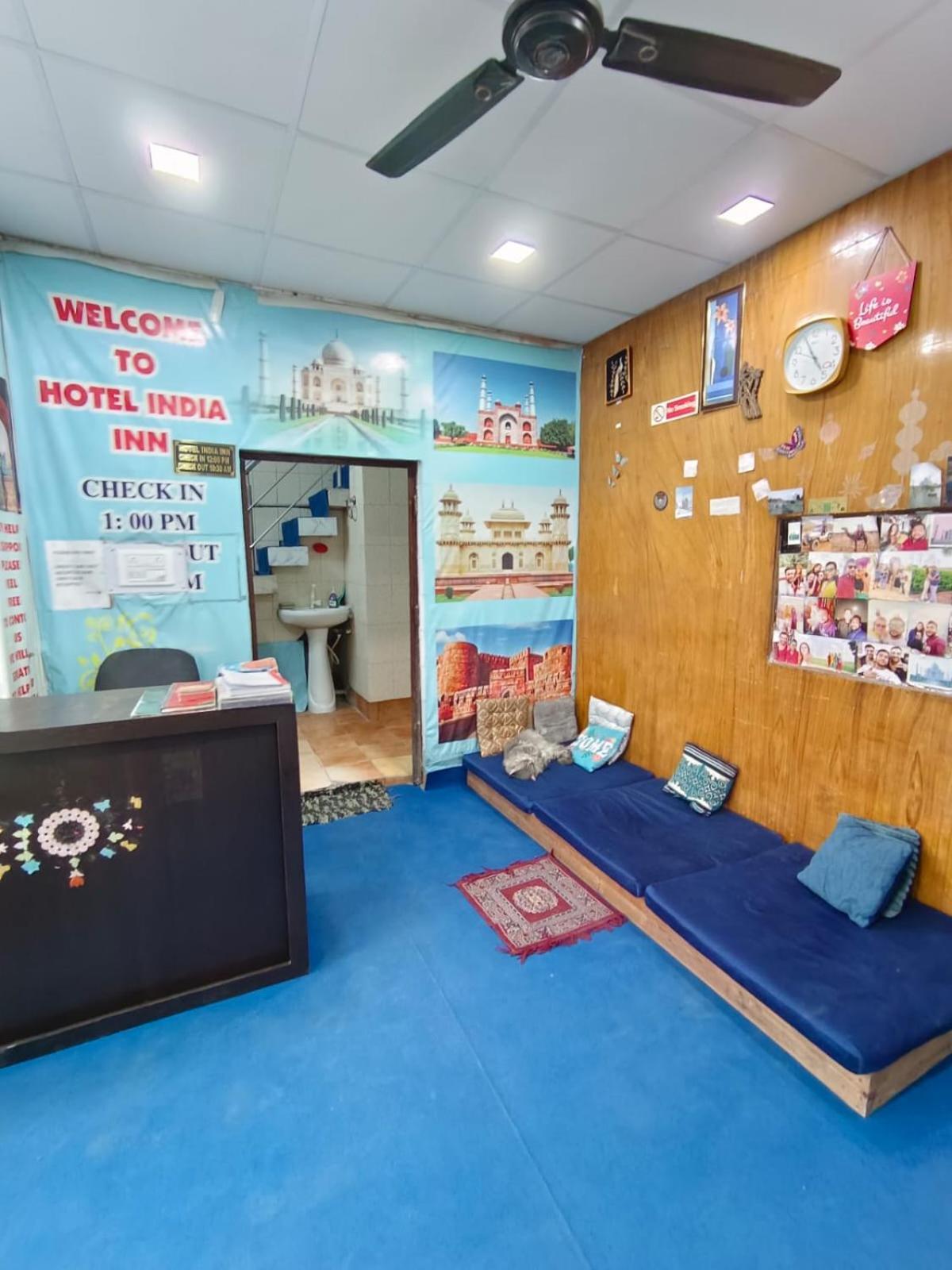 Hotel India Inn Walking Distance From Taj Mahal-- Rooftop Taj Mahal View Agra  Exterior foto